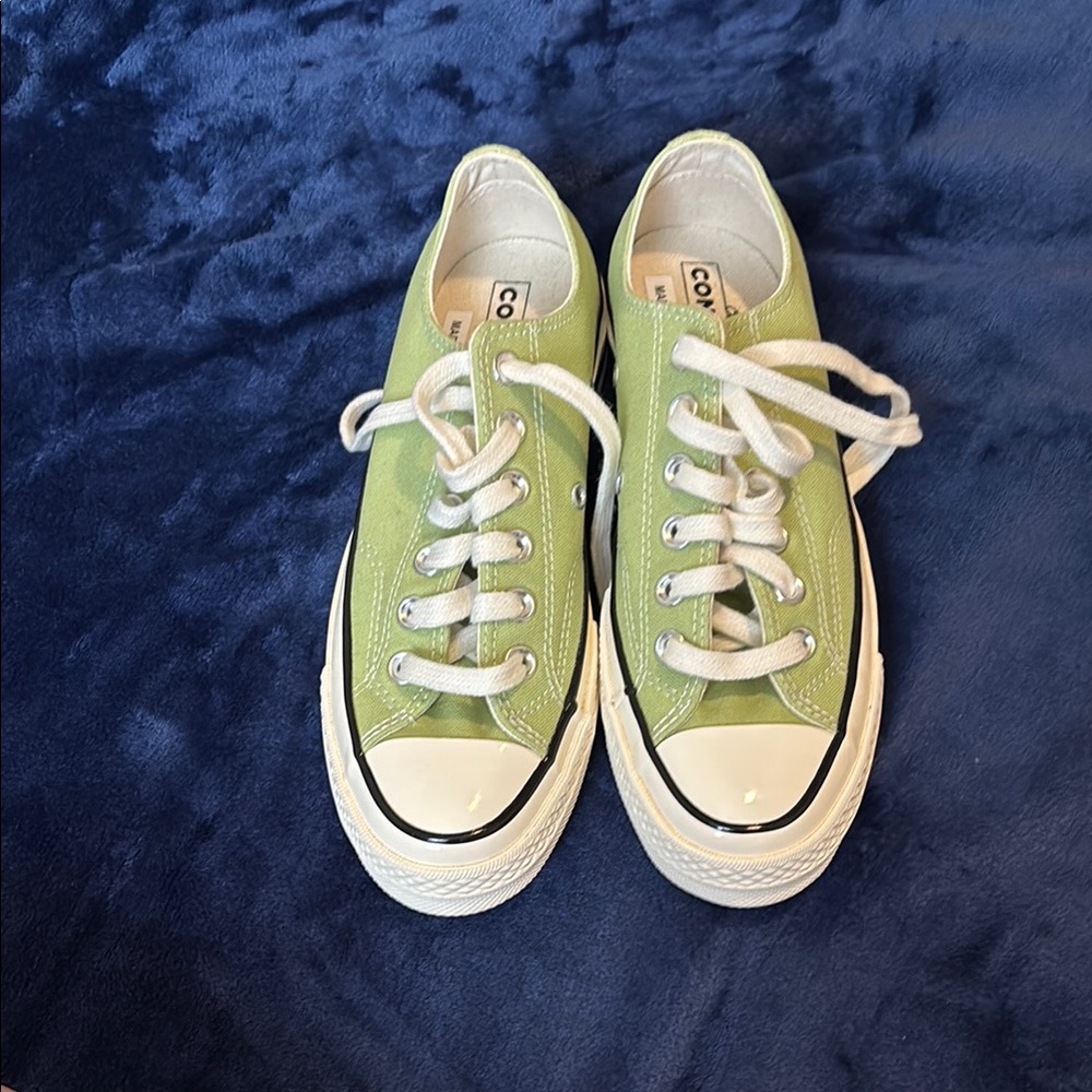 Converse Lime Green Canvas Shoes